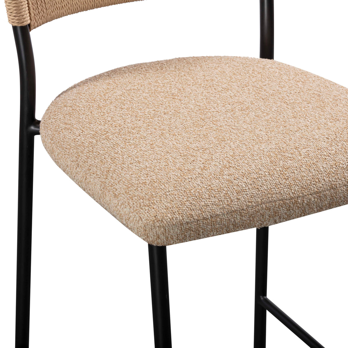 TOV Furniture Celine Tan Boucle Counter Stool