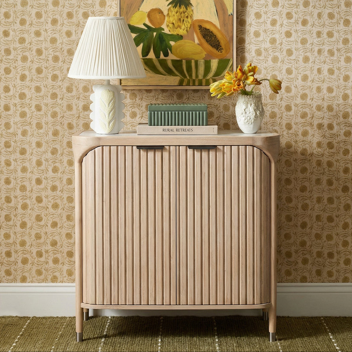 TOV Furniture Yaha Natural Bar Cabinet