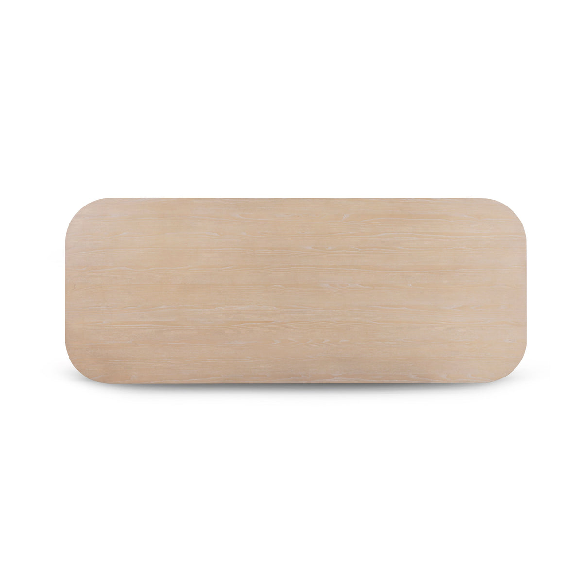 TOV Furniture Brocha Driftwood Ash Wood Rectangular 106in Dining Table