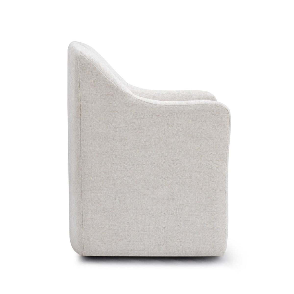 TOV Furniture Helena Tall Off White Textured Weave Performance Dining Chair