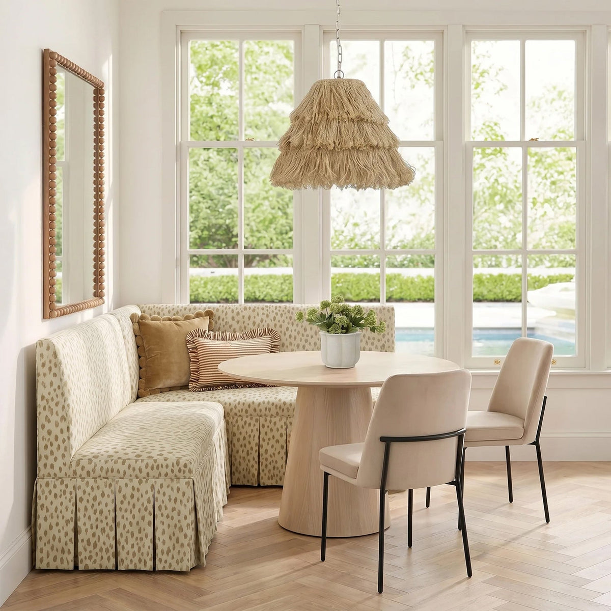 TOV Furniture Sydney Taupe Performance Velvet Dining Chair Set of 2
