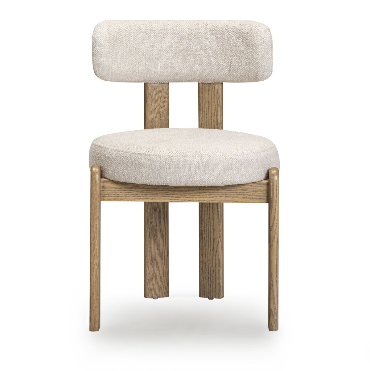 TOV Furniture Odessa Cream Performance Dining Chair in cream performance fabric, primary product view