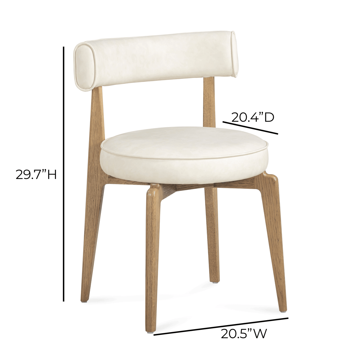 TOV Furniture Nikita Performance Vegan Leather Dining Chair