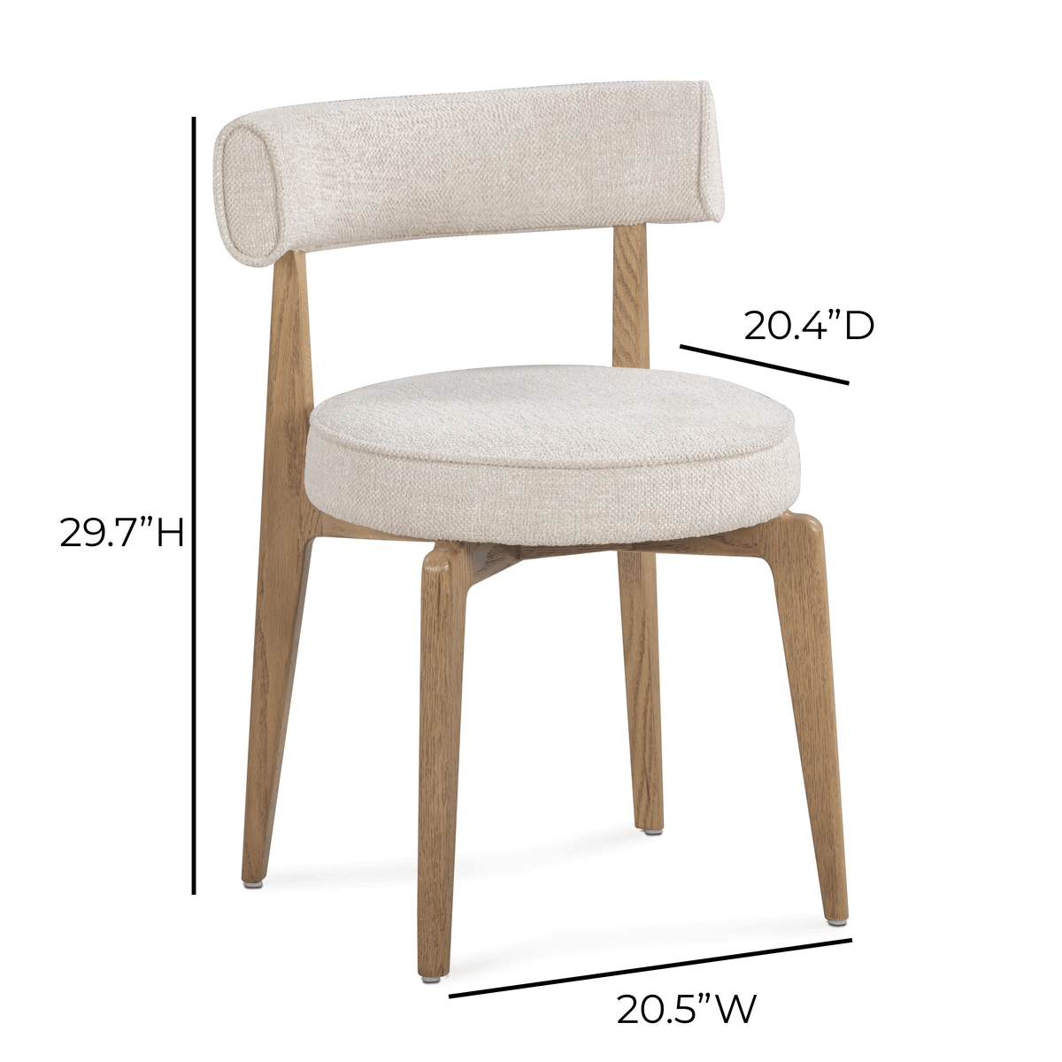 TOV Furniture Nikita Cream Performance Dining Chair