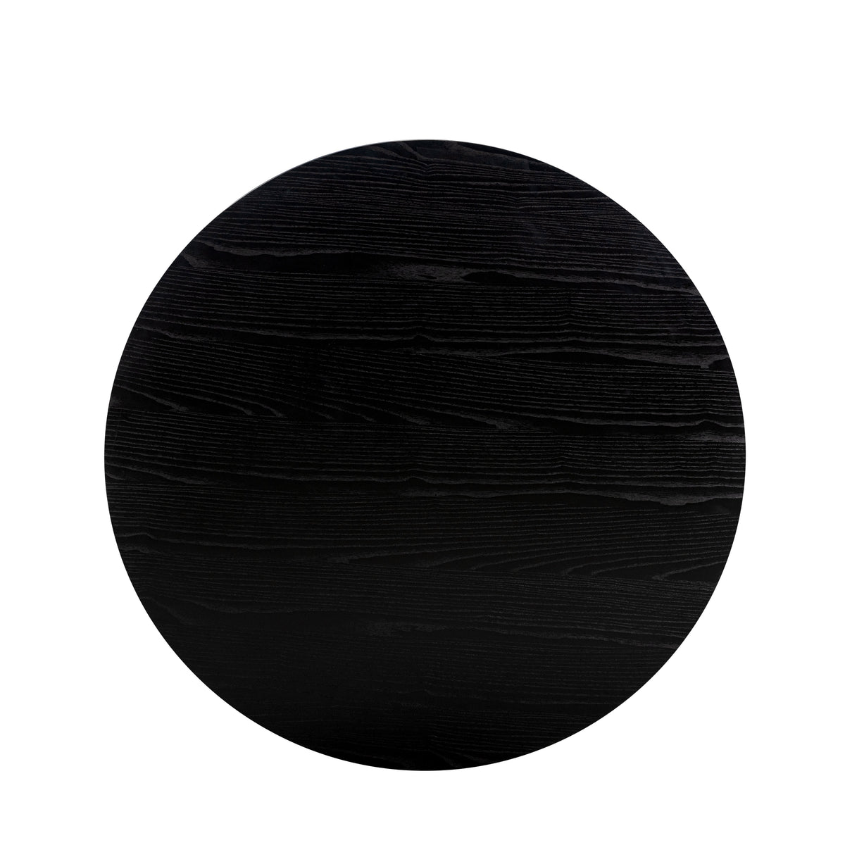 TOV Furniture Brocha Black Ash Wood Round 48in Dining Table