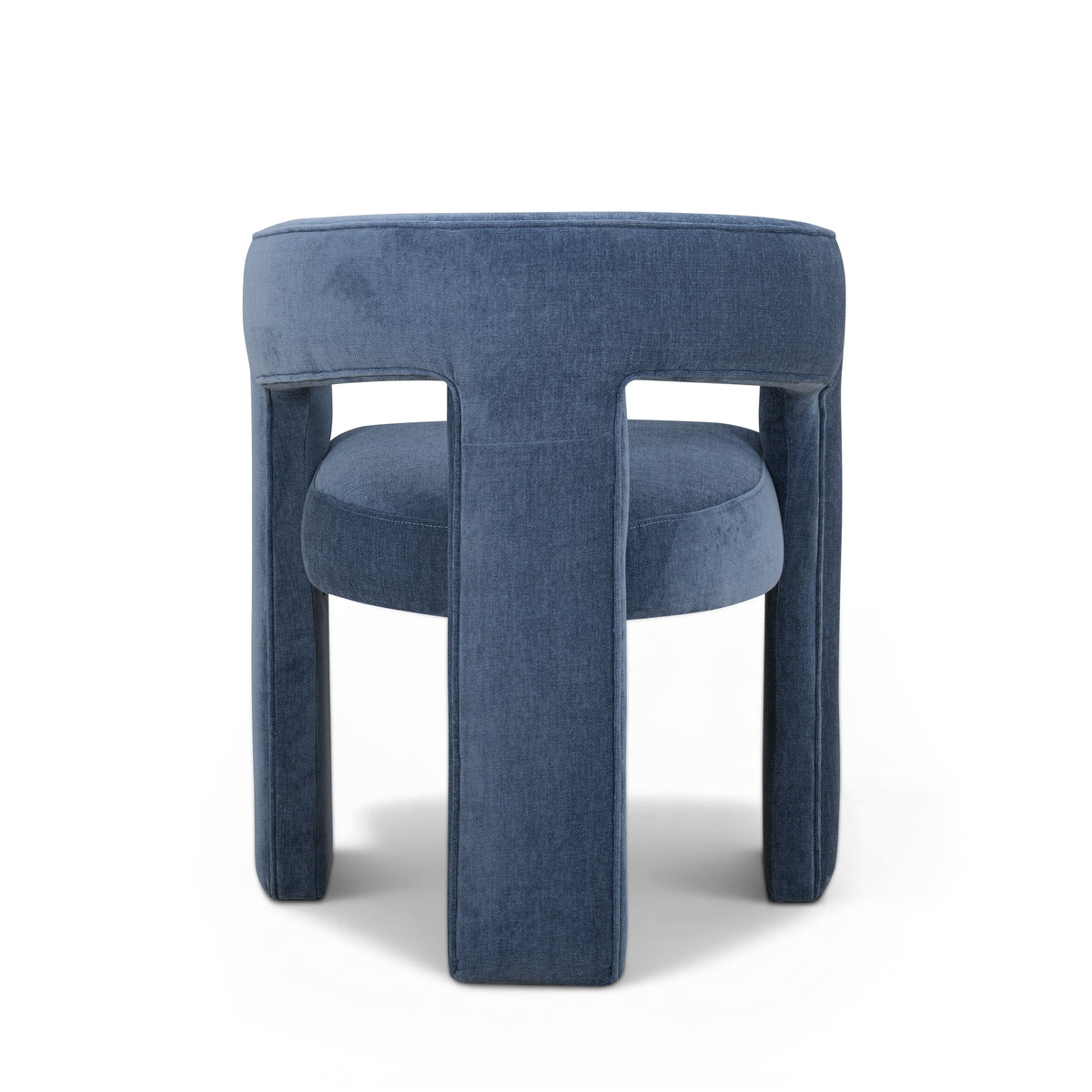 TOV Furniture Malone Blue Denim Performance Chenille Dining Chair