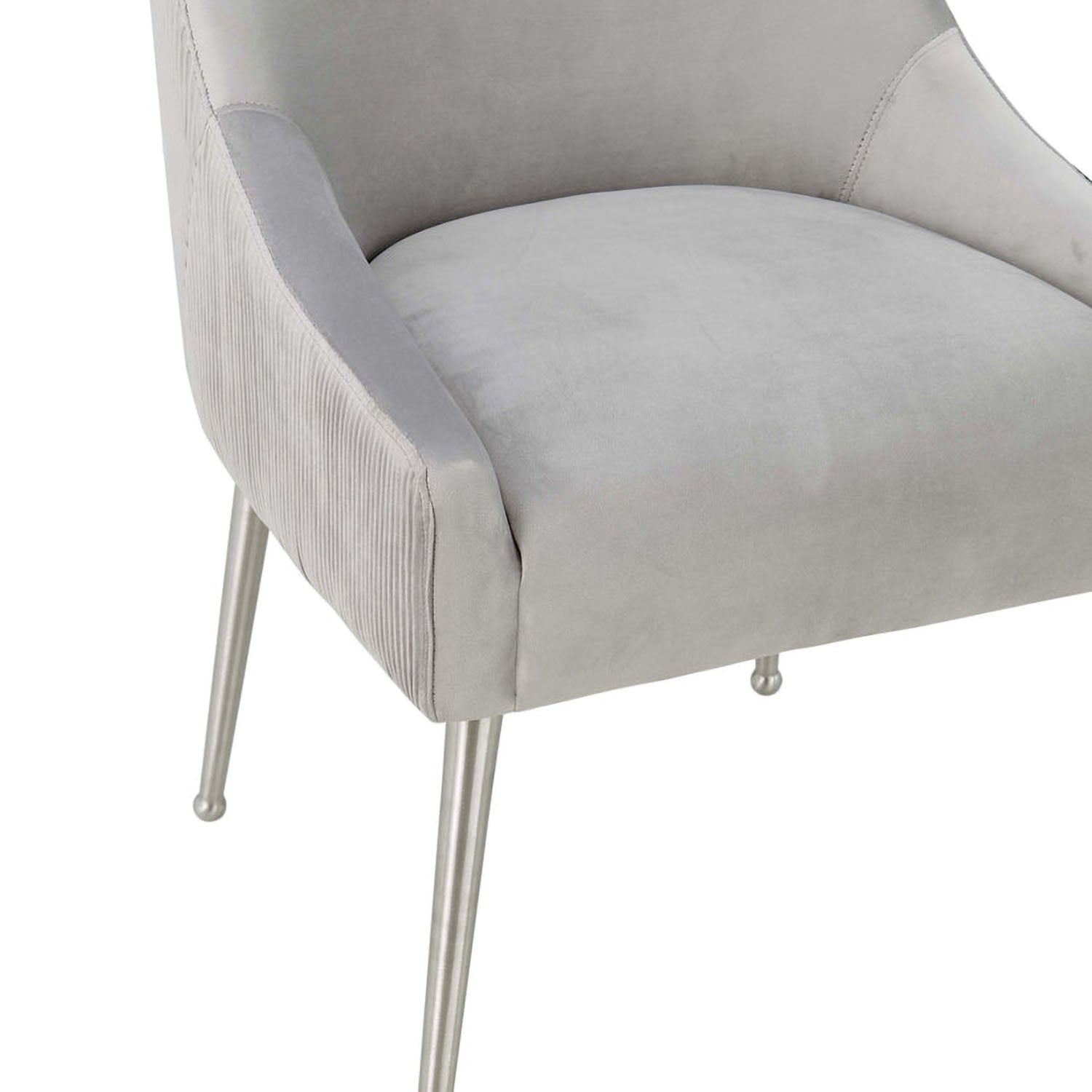 TOV Furniture Beatrix Pleated Velvet Dining Chair