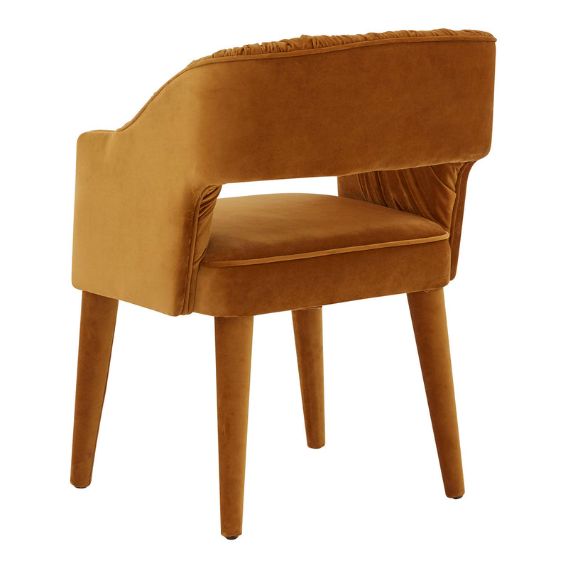TOV Furniture Zora Cream Velvet Dining Chair