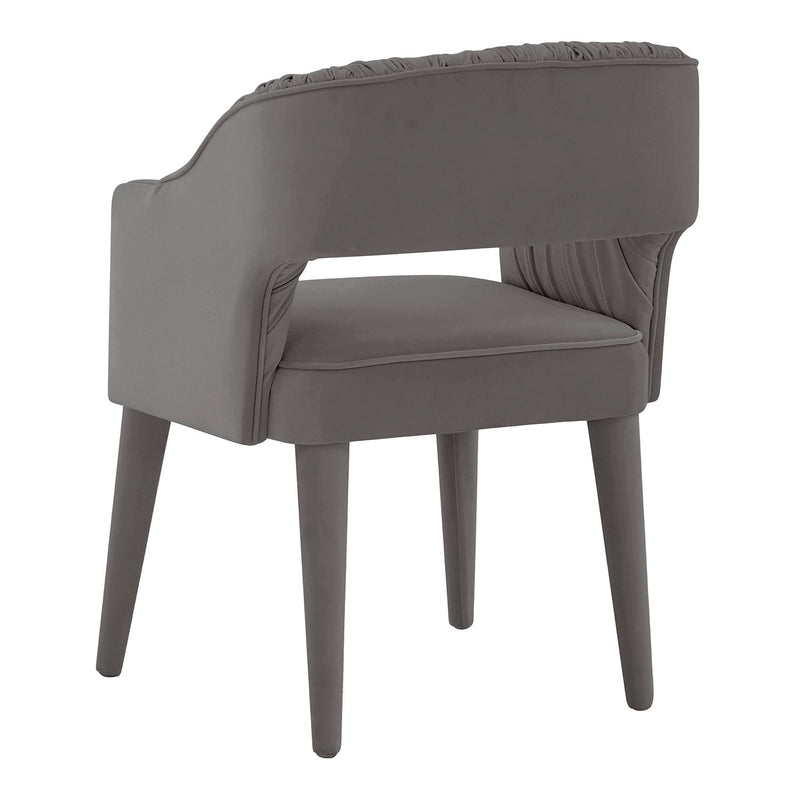 TOV Furniture Zora Cream Velvet Dining Chair