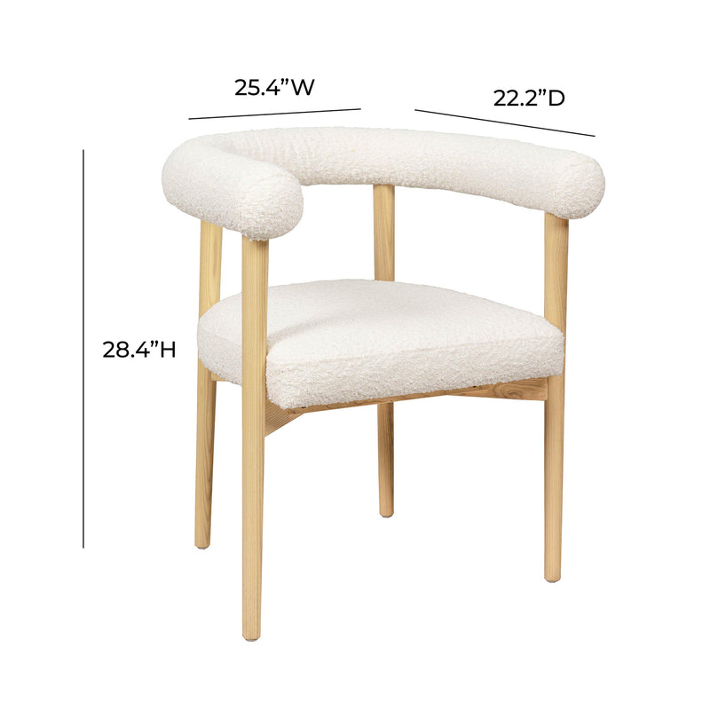 TOV Furniture Spara Boucle Dining Chair