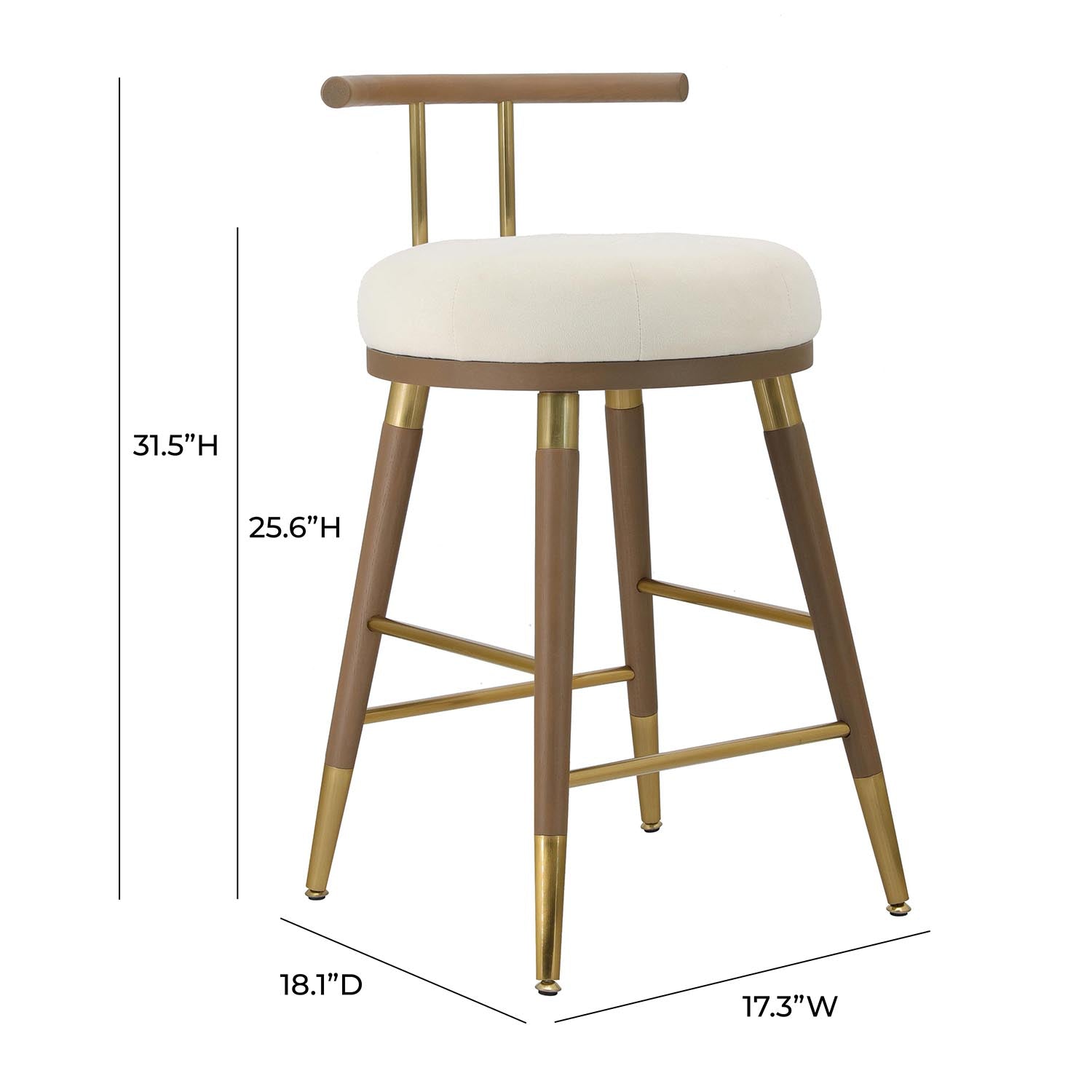 TOV Furniture Juniper Barstool - Thumbnail 5