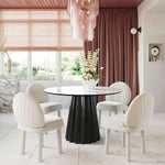 TOV Furniture Jimena Ceramic Round Dining Table