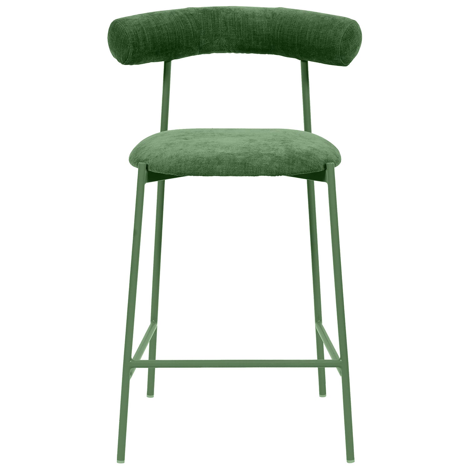 TOV Furniture Liliana Velvet Counter Stool