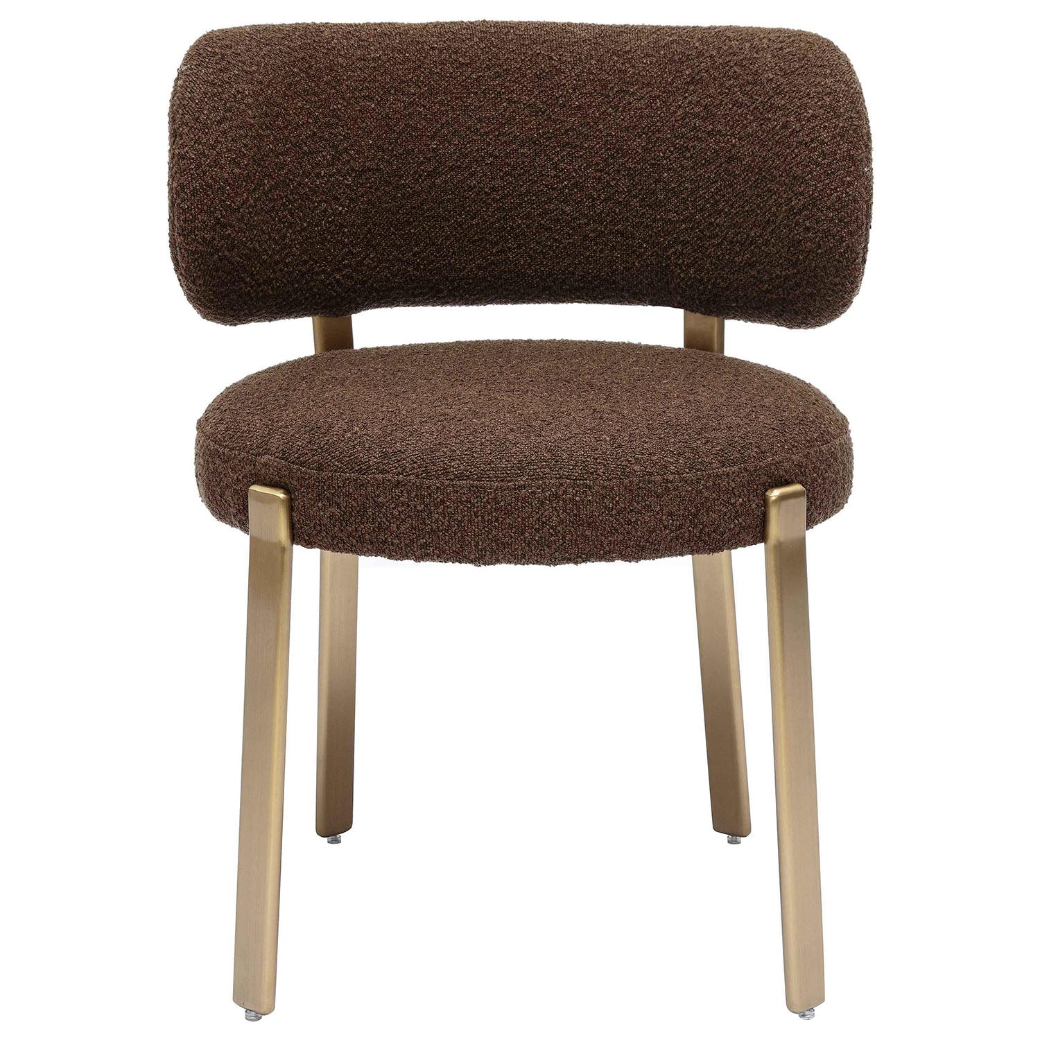 TOV Furniture Margaret Chocolate Brown Performance Boucle Dining Chair