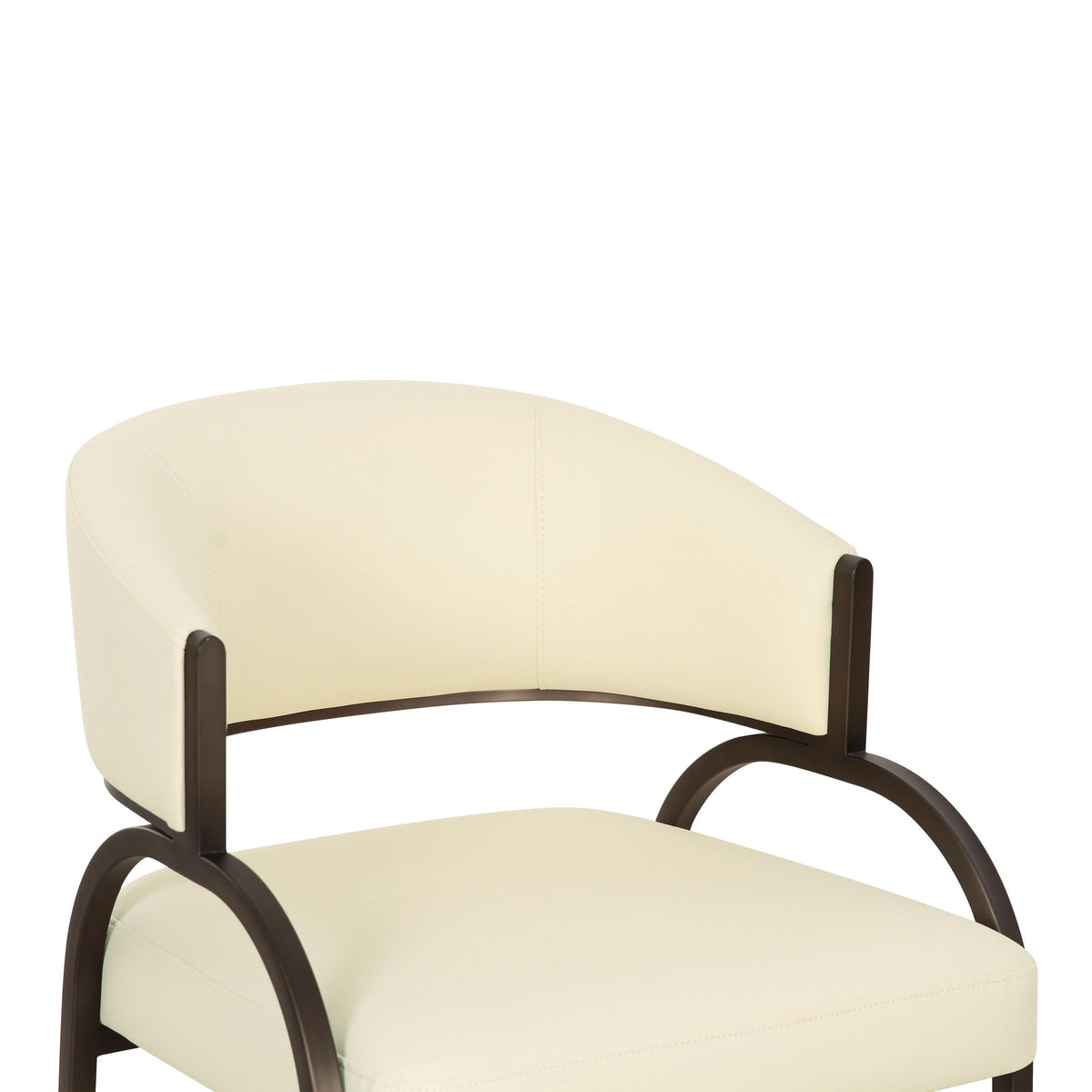TOV Furniture Tatum Cream Performance Vegan Leather Dining Chair