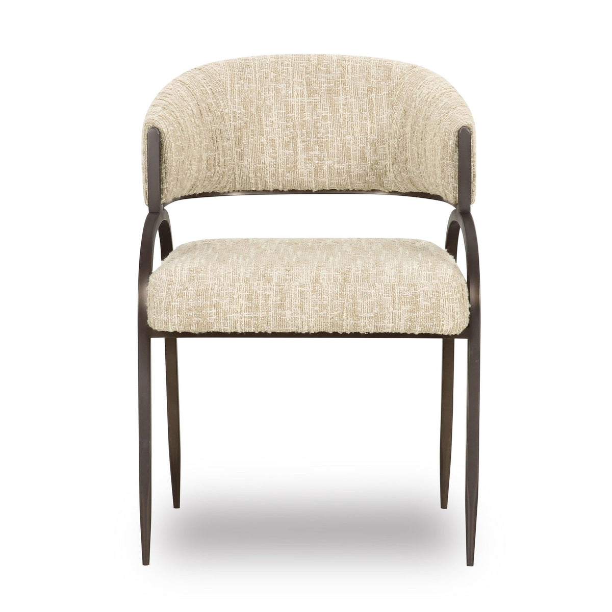 TOV Furniture Tatum Taupe Textured Performance Boucle Dining Chair