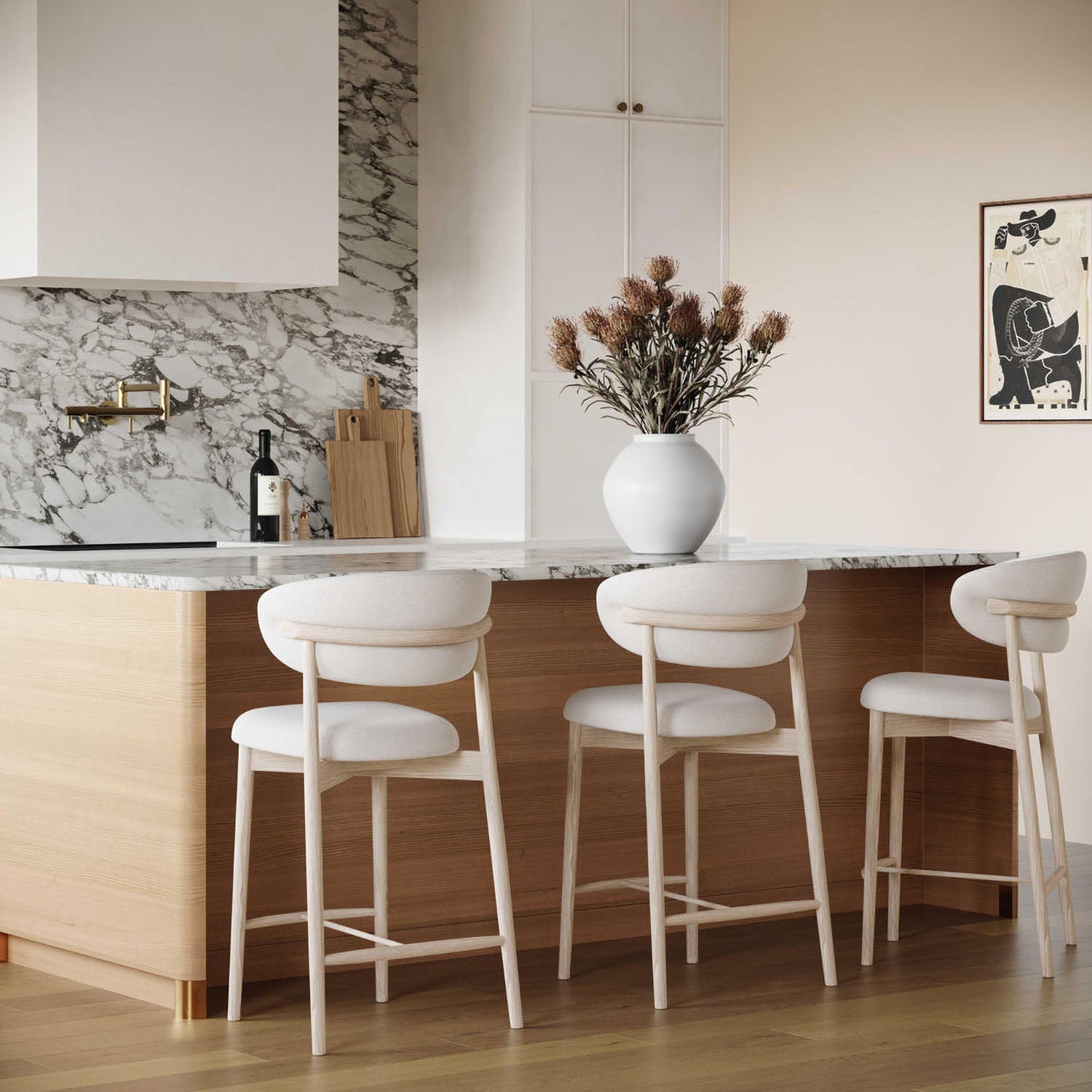 TOV Furniture Zinea Counter Stool - Thumbnail 4