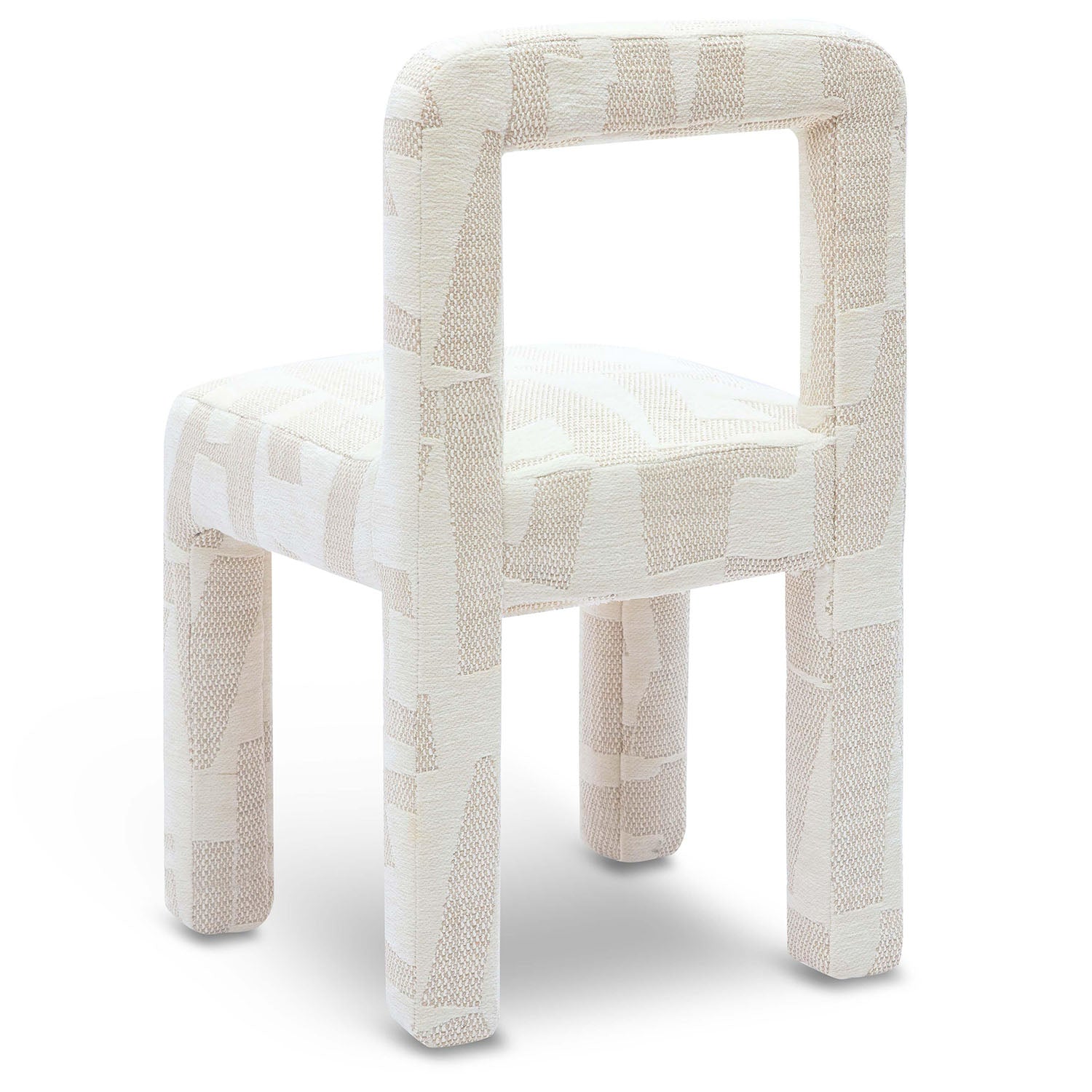 TOV Furniture Hazel Cream Patterned Jacquard Dining Chair