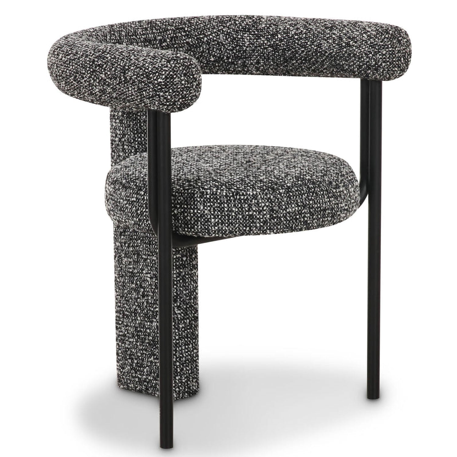 TOV Furniture Synn Black Performance Boucle Dining Chair