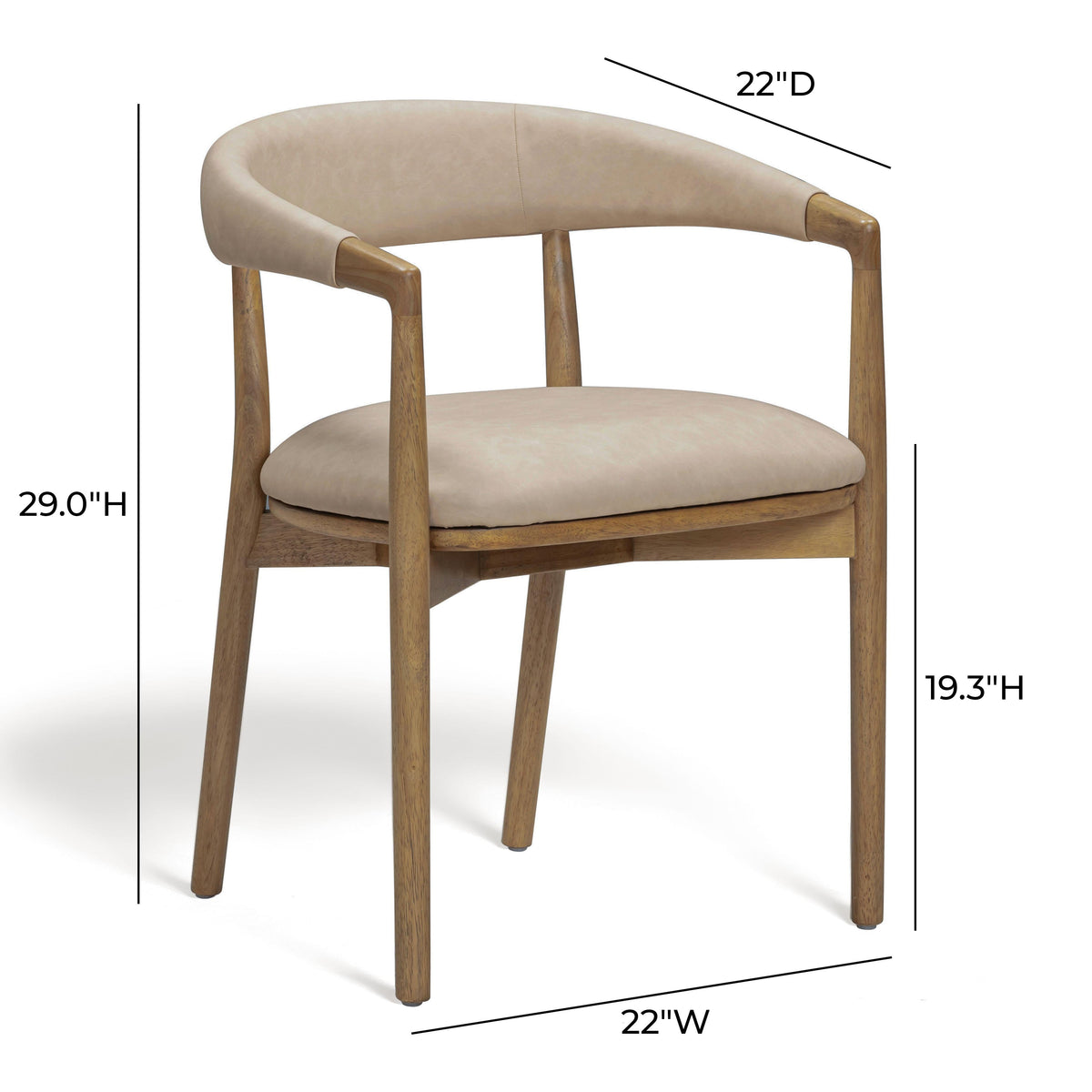 TOV Furniture Vina Performance Vegan Leather Dining Chair