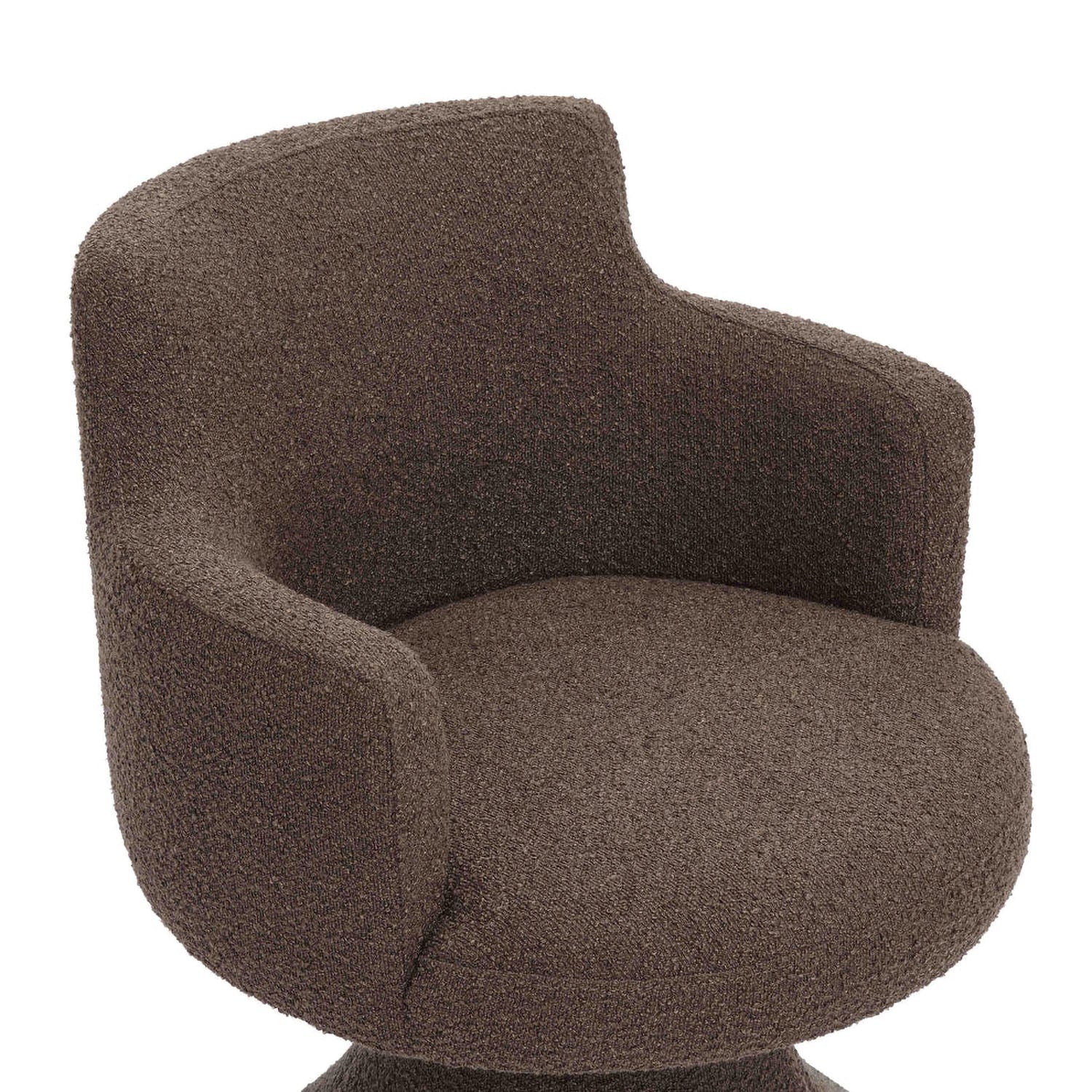 TOV Furniture Jeffree Performance Boucle Swivel Dining Chair