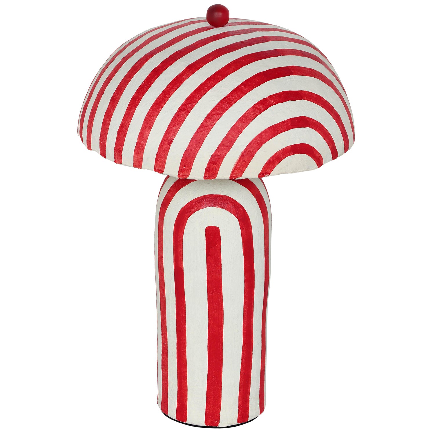 TOV Furniture Maiori Striped Papier Mache Table Lamp