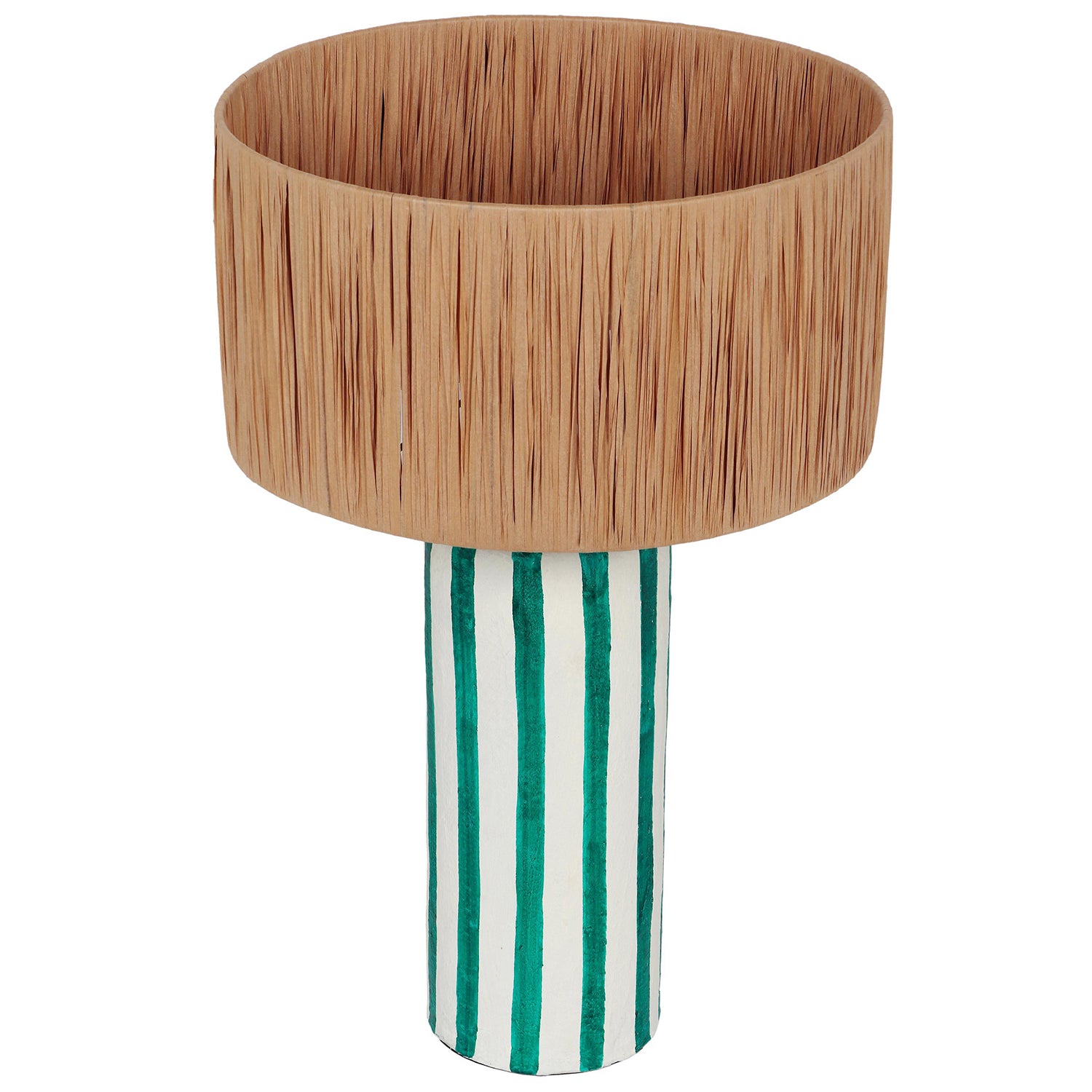TOV Furniture Ravello Striped Papier Mache Table Lamp