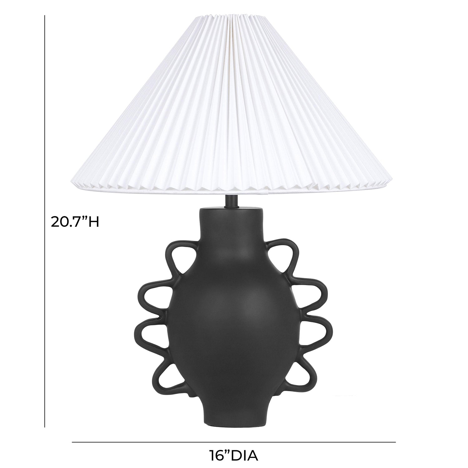 TOV Furniture Hazza Pleated Table Lamp