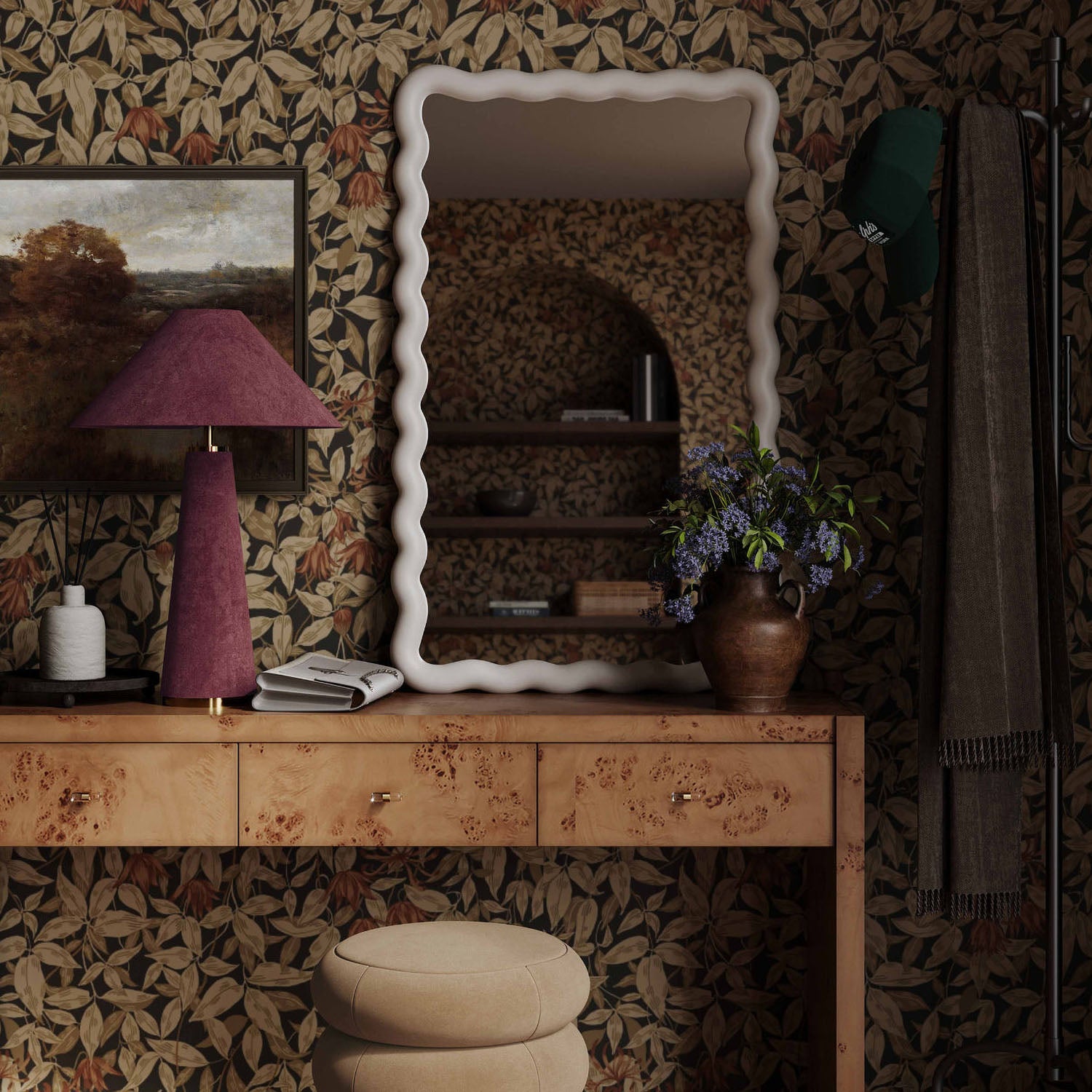 TOV Furniture Graham Velvet Table Lamp