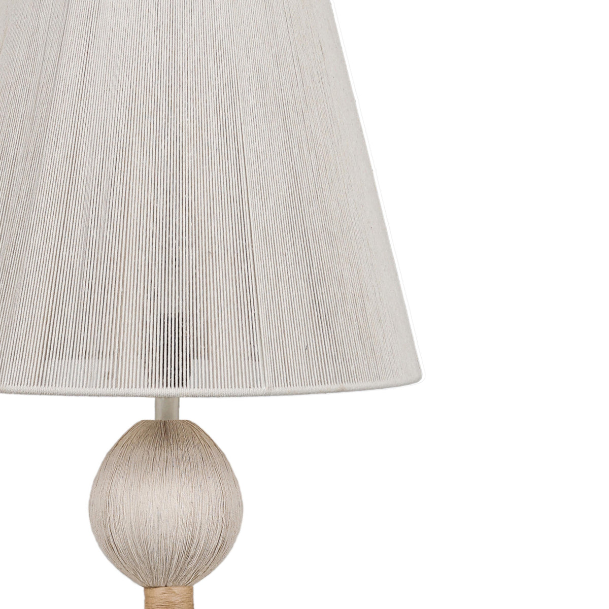 TOV Furniture Samba White Cotton Floor Lamp