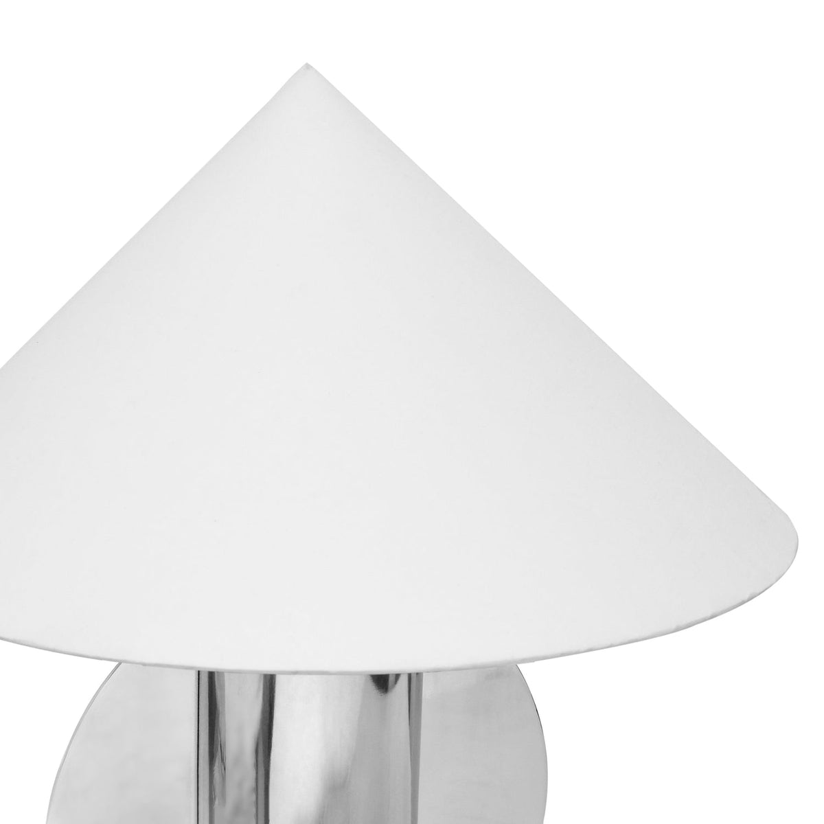 TOV Furniture Geo Semi-Circled Chrome Table Lamp