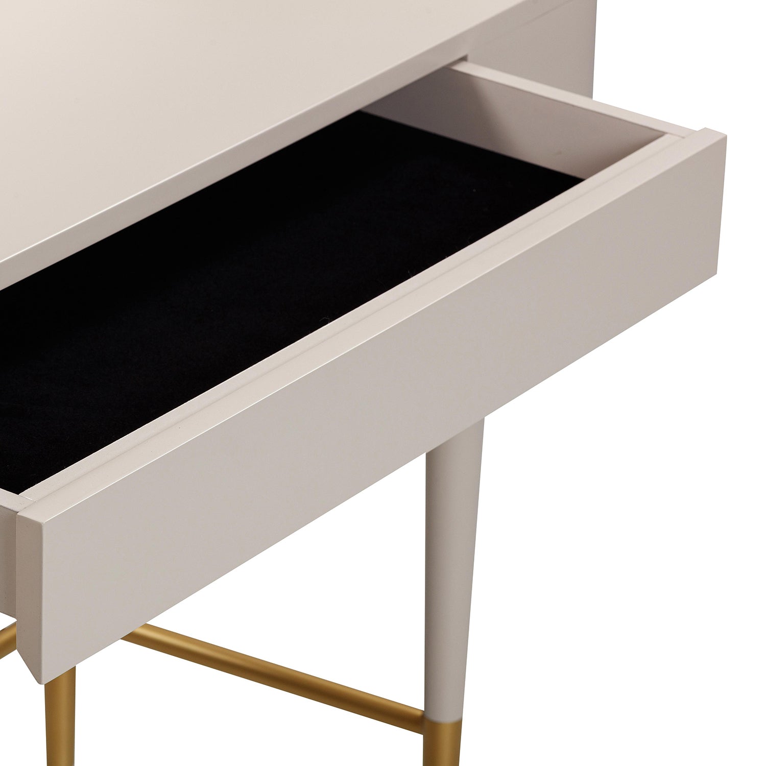 TOV Furniture Penelope Vegan Leather Wrapped Vanity Desk