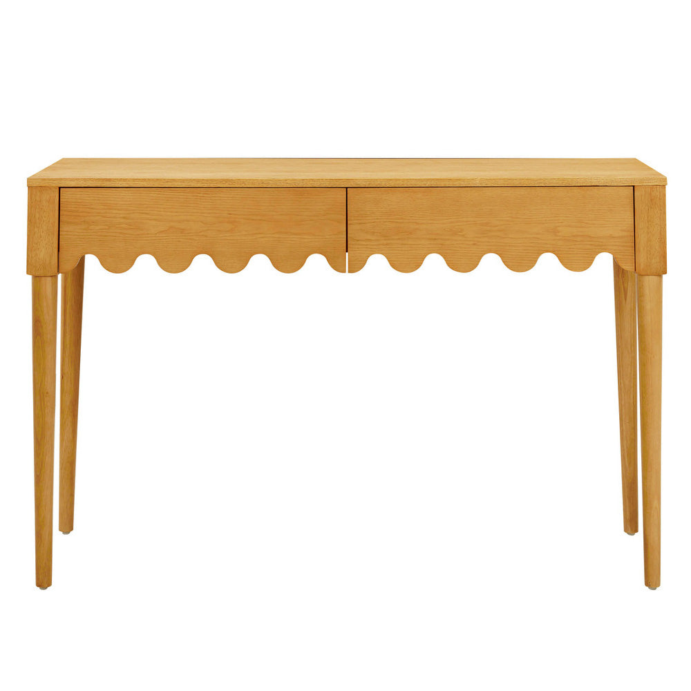 TOV Furniture Oodle Natural Ash 2-Drawer Desk