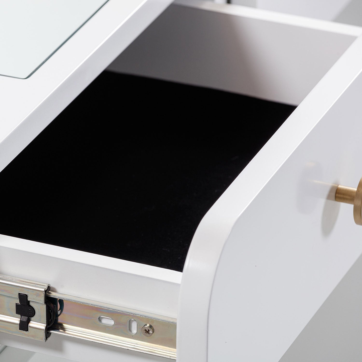 TOV Furniture Hollywood White Vanity Desk