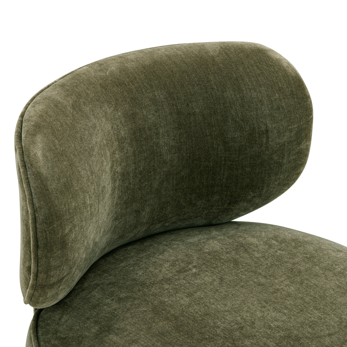 TOV Furniture Amaya Green Upcycled Chenille Swivel Desk Chair