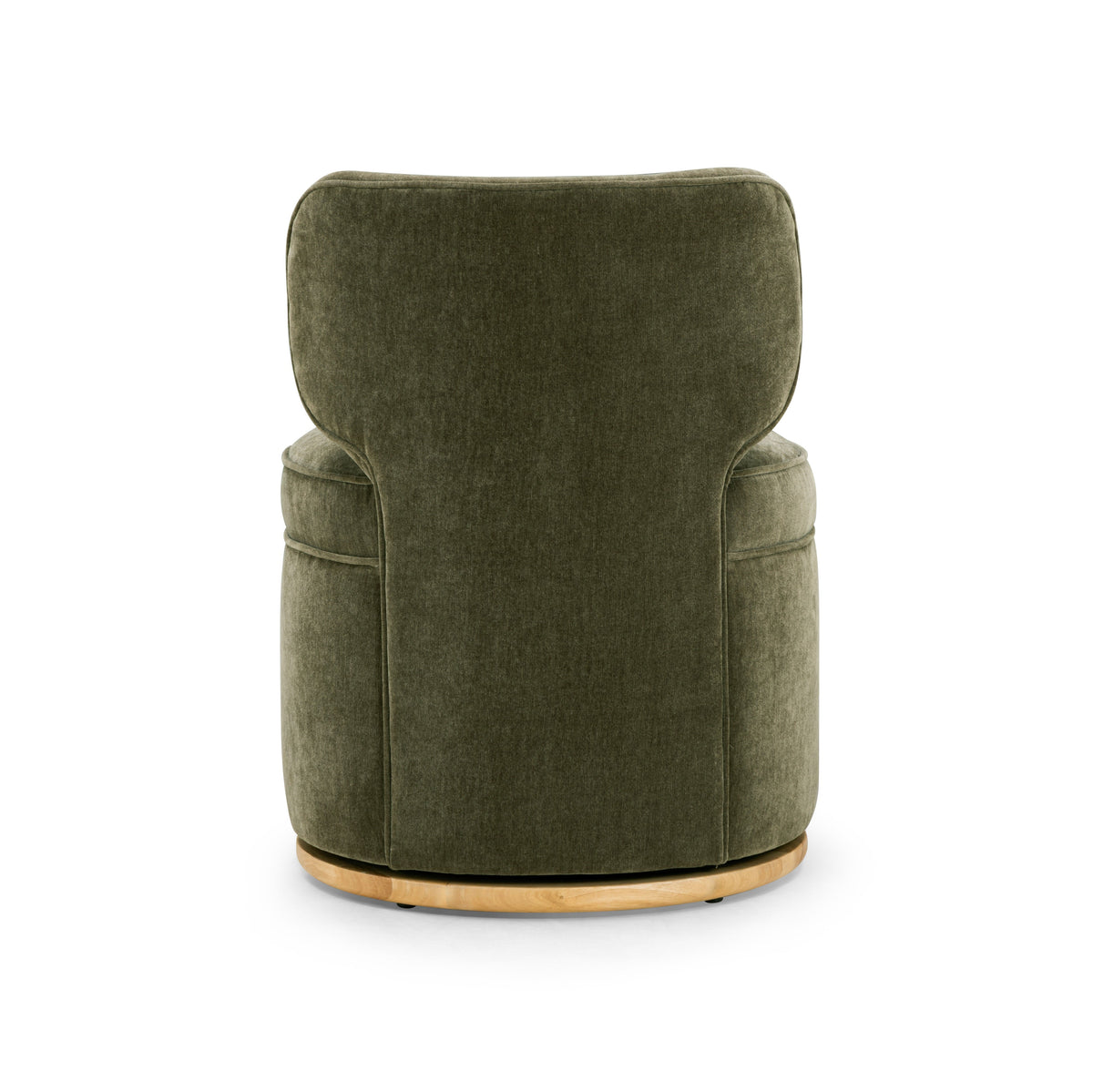 TOV Furniture Amaya Green Upcycled Chenille Swivel Desk Chair