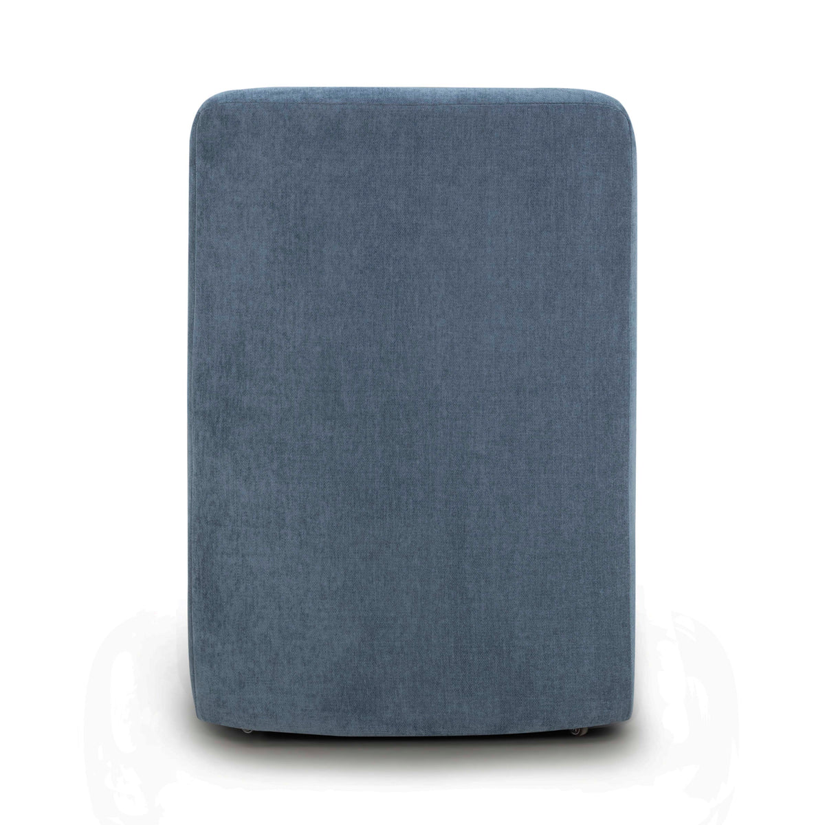 TOV Furniture Dolce Blue Performance Velvet Rolling Desk Chair