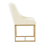 TOV Furniture Lisa Pleated Velvet Dining Chair