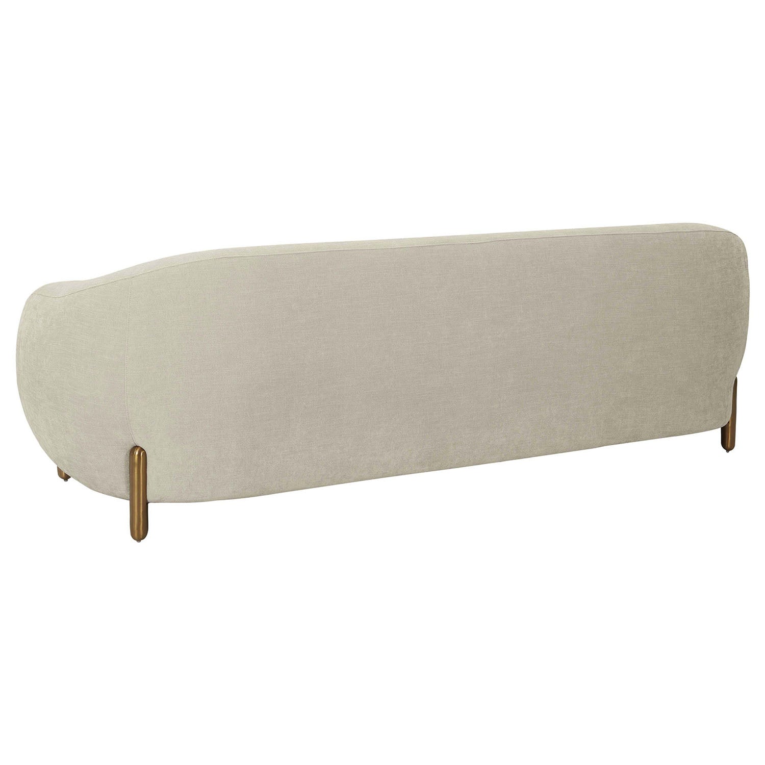 TOV Furniture Lina Grey Textured Linen Sofa