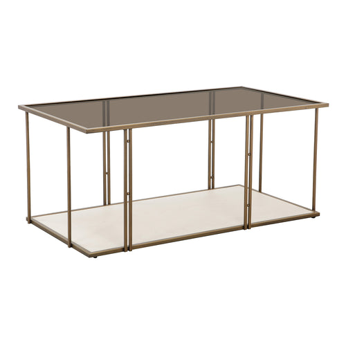 TOV Furniture Emma Ash & Glass Coffee Table