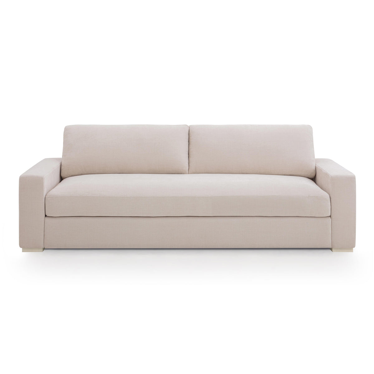 TOV Furniture Beckham Cream Performance Chenille 96in Sofa