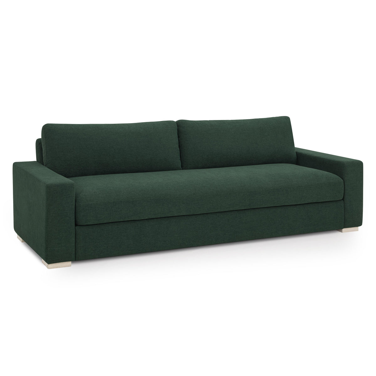 TOV Furniture Beckham Green Performance Chenille 96in Sofa in green performance chenille, primary product view