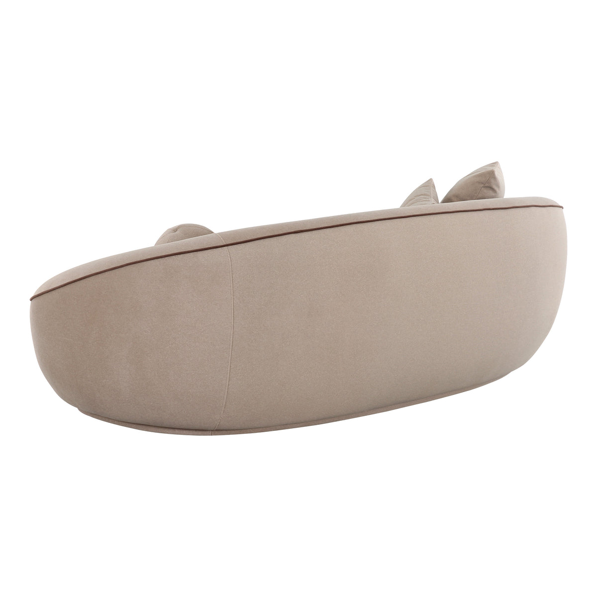 TOV Furniture Jenny Taupe Performance Faux Mohair Sofa