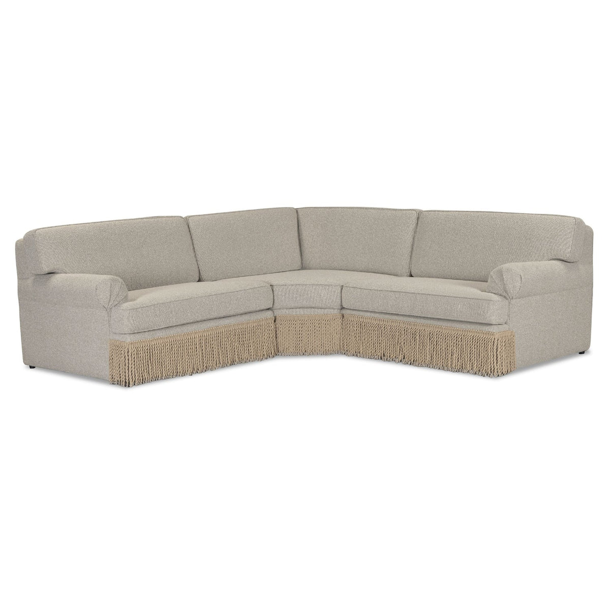 TOV Furniture Yvette 3-Piece Warm Grey Performance Boucle L-Sectional, primary product view