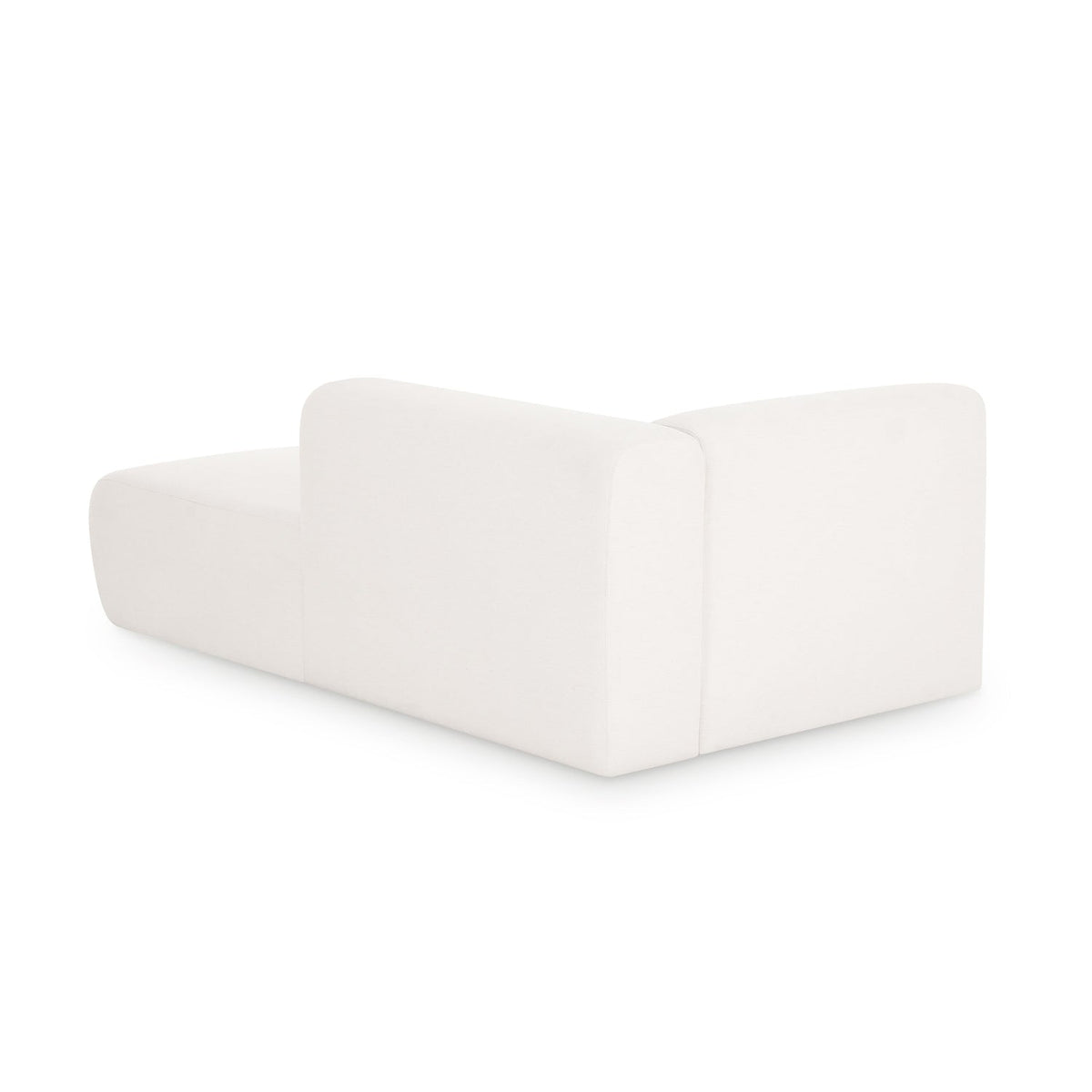 TOV Furniture Tarra Cream Performance Chenille Modular Chaise
