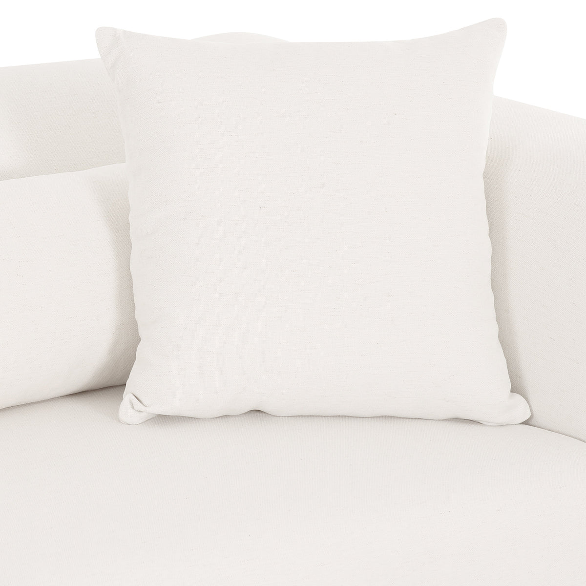 TOV Furniture Tarra Cream Performance Chenille Modular Corner Chair