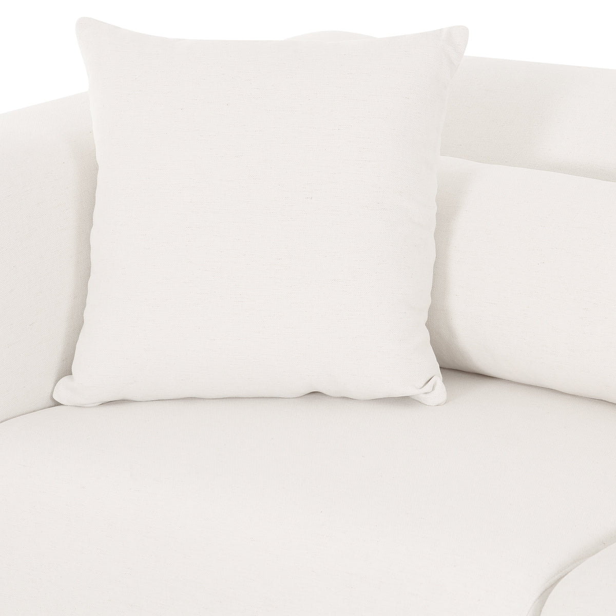 TOV Furniture Tarra Cream Performance Chenille Modular Sofa