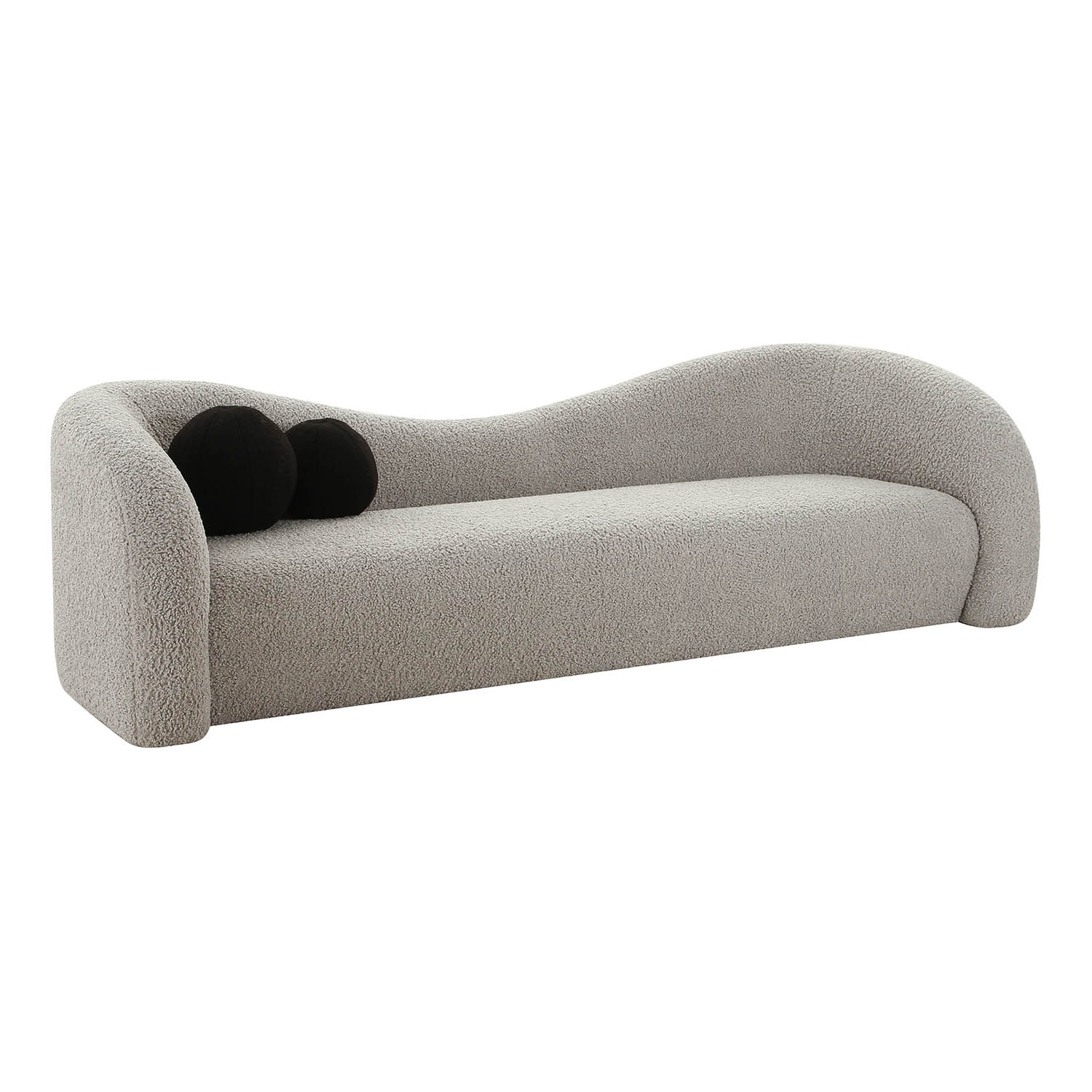 TOV Furniture Leonie Faux Shearling Sofa