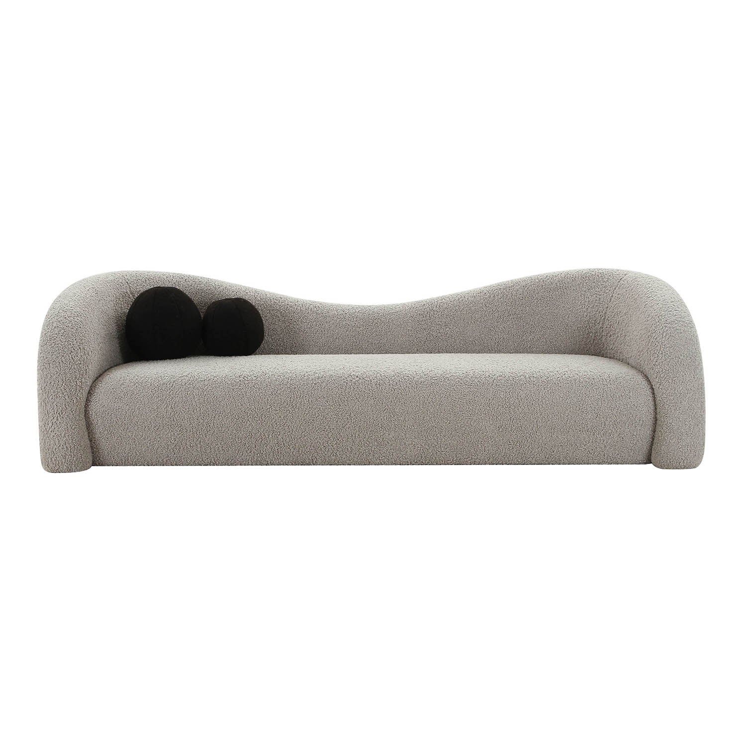 TOV Furniture Leonie Faux Shearling Sofa