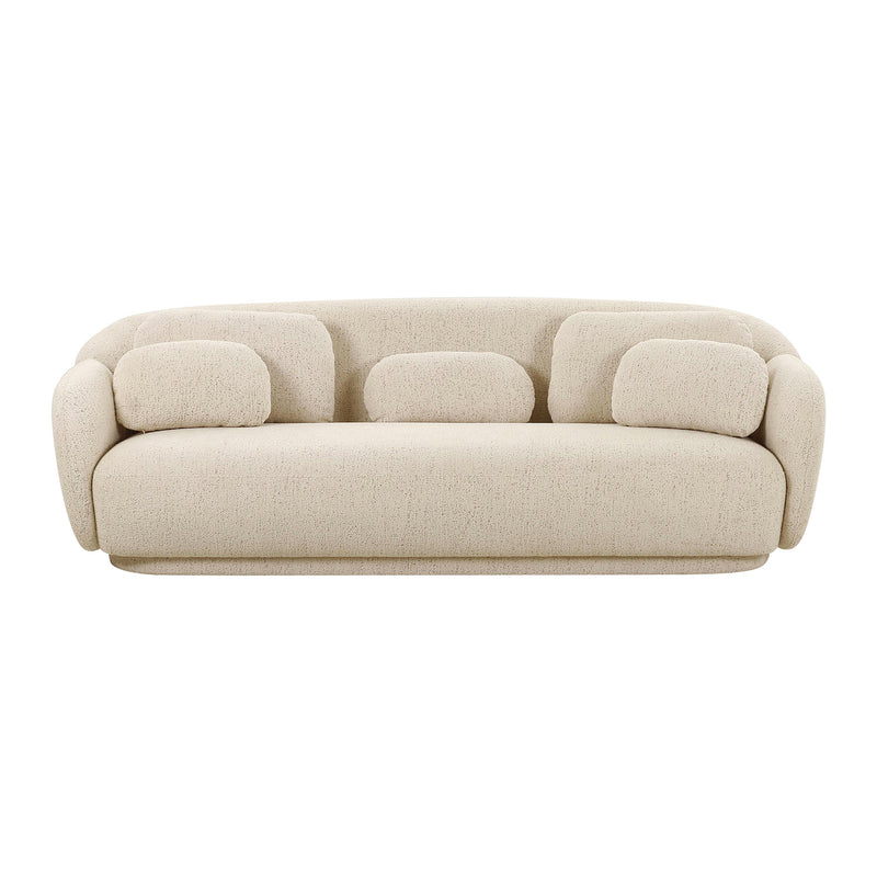 TOV Furniture Misty Cream Boucle Sofa